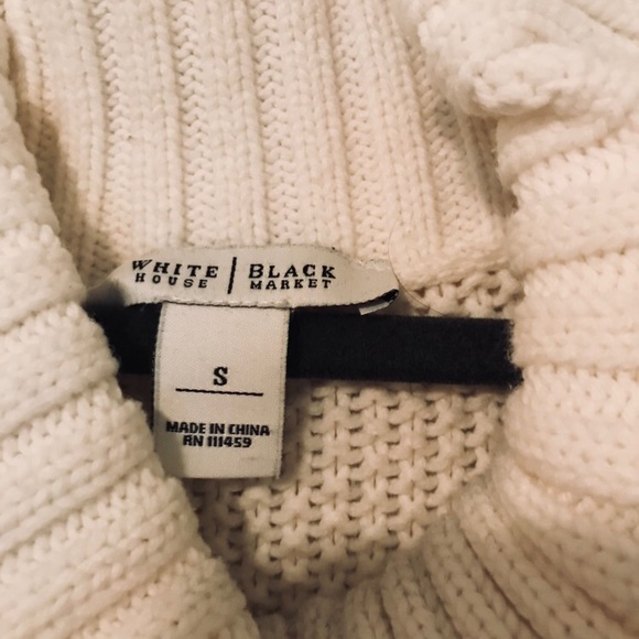 WHBM Cowl Neck Sweater Tunic - Picture 2 of 3